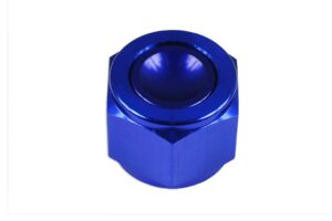 AN -12 AN12 JIC Female Flare Hex Port Plug Adapter Fitting Blue