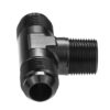 3/4 NPT to AN12 JIC Flare T-PIECE Tree Fuel Oil Adapter Black