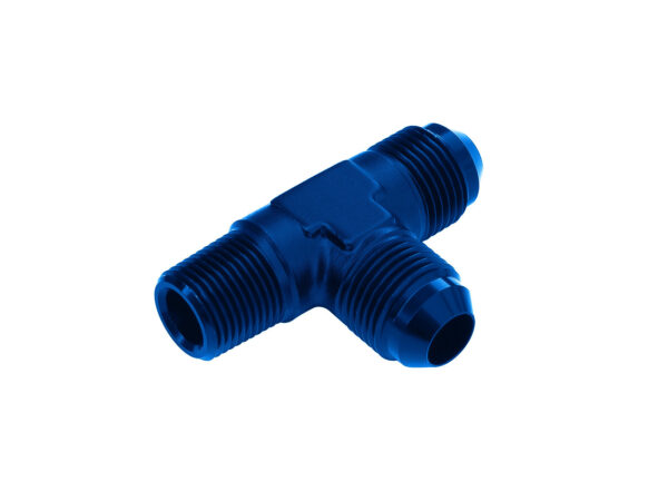3/4 NPT to AN12 JIC Flare T-PIECE Tree Fuel Oil Adapter Blue