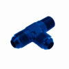 3/4 NPT to AN12 JIC Flare T-PIECE Tree Fuel Oil Adapter Blue