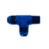 1/8 NPT to AN4 JIC Flare T-PIECE Tree Fuel Oil Adapter Blue