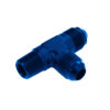 1/8 NPT to AN4 JIC Flare T-PIECE Tree Fuel Oil Adapter Blue