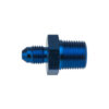 an10-3-4-npt-nypel-adapter-mesko-meski-niebieski_5 AN10 JIC Flare To 3/4 NPT Straight Hose Fitting Adapter Blue