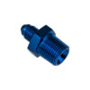 an10-3-4-npt-nypel-adapter-mesko-meski-niebieski_6 AN10 JIC Flare To 3/4 NPT Straight Hose Fitting Adapter Blue