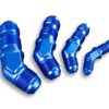 an10-45-nypel-grodziowy-mesko-meski-jic-niebieski Adapter AN10 JIC bulkhead 45' male fuel hose fitting Blue