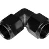 Adapter AN10 90' female-female coupler hose fitting Black
