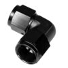 Adapter AN10 90' female-female coupler hose fitting Black