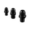AN10 JIC Flare To M12x1.25 Straight Hose Fitting Adapter Black