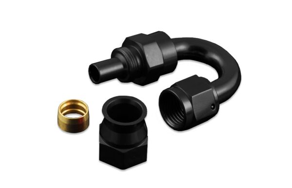 AN -12 AN12 JIC JRspec 180' Degree PTFE Fuel Oil Fitting hose end