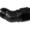 Adapter AN12 45' female-male coupler hose fitting Black