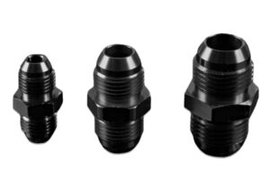 AN12 MALE to AN12 MALE JIC hose fitting adapter Black