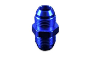 AN12 MALE to AN12 MALE JIC hose fitting adapter Blue