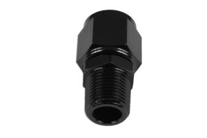 AN-4 AN4 JIC Flare to 1/8 NPT female-male straight hose fitting adapter Black