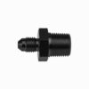 AN4 JIC Flare To 3/8 NPT Straight Hose Fitting Adapter Black