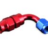 an4-90-ptfe-koncowka-paliwowa-olejowa-jic-czerwony AN -4 AN4 JIC 90' Degree PTFE Fuel Oil Fitting hose end Red