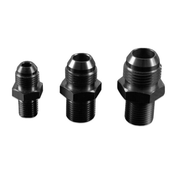 an4-m8x1-5-nypel-adapter-mesko-meski-czarny_4 AN -4 AN4 JIC Flare to M8x1.5 metric male to male hose fitting adapter Black