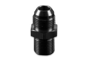 AN-6 AN6 JIC Flare to 1/2 NPT straight hose fitting adapter Black