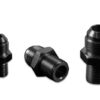 AN-6 AN6 JIC Flare to 3/8 NPT straight hose fitting adapter Black