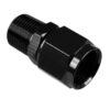 AN-8 AN8 JIC Flare to 1/8 NPT female-male straight hose fitting adapter Black