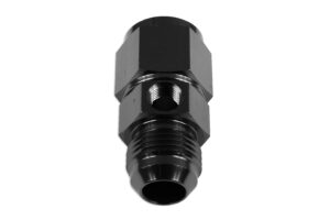 AN8 AN-8 Female-male inc Inline port 1/8 NPT Fuel Oil Pressure Gauge T-Piece Adapter Black
