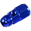 AN8 AN-8 Female-male inc Inline port 1/8 NPT Fuel Oil Pressure Gauge T-Piece Adapter Blue