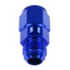 AN8 AN-8 Female-male inc Inline port 1/8 NPT Fuel Oil Pressure Gauge T-Piece Adapter Blue