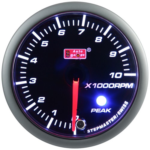Auto Gauge Tachometer Blue