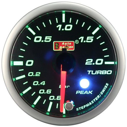 Auto Gauge Boost Indicator Blue