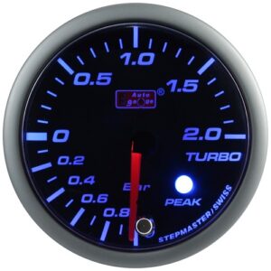 Auto Gauge Boost Indicator Green