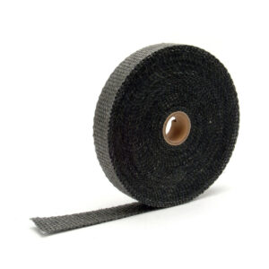 Black Glass Fiber Exhaust Wrap 2.5cm x 15m (1" x 50ft) DEI 010107