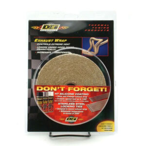 Tan Glass Fiber Exhaust Wrap 2.5cm x 4.5m (1" x 15ft) DEI 010105