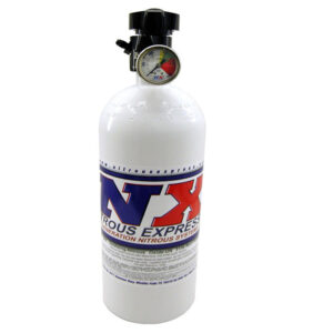 6.8kg 15Lb Bottle W/ Lightning 500 Valve (6.89 Dia. X 20.19 Tall) W/ Gauge Nitrous Express NX 11151