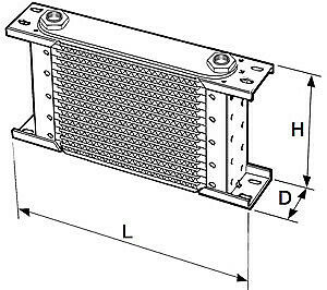 Setrab Proline oil cooler 25-row 330 x 193 mm (235mm)