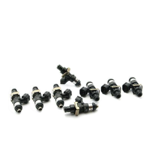 deatschwerks-bosch-ev14-zestaw-8-wtryskiwaczy-paliwa-2200cc-min-200lb-hr-universal-48mm-11mm-o-ring Matched set of injectors Bosch EV14 Universal 48mm/11mm matched 8pcs 220lb/hr