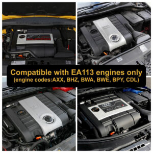 Intake Induction Air Filter Hard Pipe Kit Ramair JSK-101 for Seat Altea Leon Toledo 2.0 TFSI