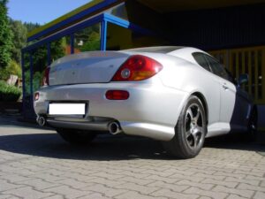 Sport muffler exhaust for HYUNDAI COUPE typ GK 2002-2006 COUPE