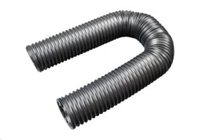 Flexible corrugated intake pipe