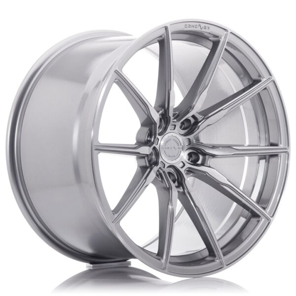 Forged Rim Concaver CVR4 21x9" (5 hole custom PCD) ET10-52, Brushed Titanium