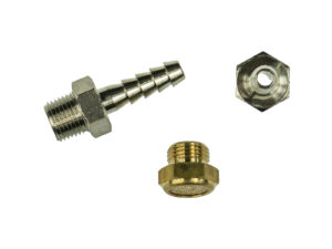 Filter and stud fittings for MAC solenoid valve