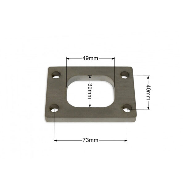 T25 stainless steel flange