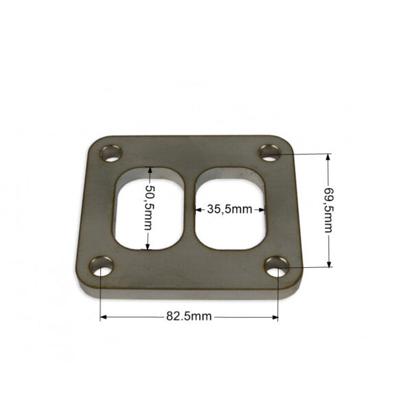 T4 twin scroll stainless steel flange