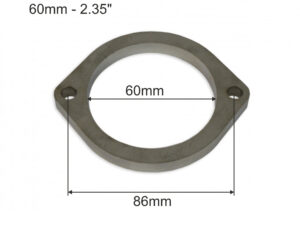 60mm exhaust flange - 2 bolt