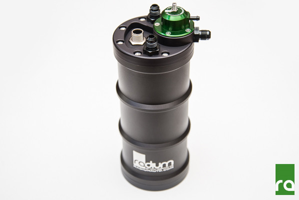 FST-R Fuel Surge Tank with Integrated FPR for Single Ti Automotive E5LM Radium Engineering