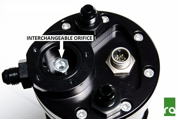 FST-R Fuel Surge Tank with Integrated FPR for Single Ti Automotive E5LM Radium Engineering