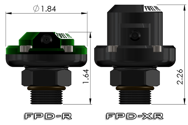 Fuel Pulse Damper FPD-XR 3/8NPT Direct Mount Kits Radium Engineering