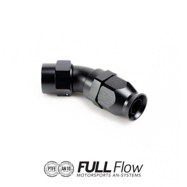 full-flow-ptfe-hose-end-fitting-45-degree-an10 Nuke Performance Full Flow PTFE Hose End Fitting 45 Degree AN-10