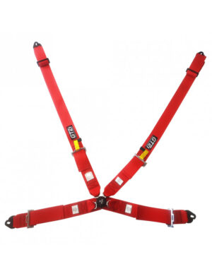 GT2I Sedan Harness 4 Point 3" Red FIA Approved 8853-1998 up to 2029
