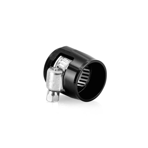 Mishimoto MMHXF-04-4-BK Aluminum -4AN Hex Finishers Black
