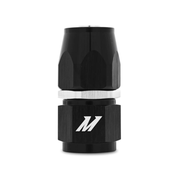 Mishimoto MMFT-SW-12-ST Aluminum -12AN Straight Fitting Black