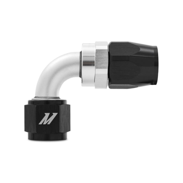 Mishimoto MMFT-SW-04-90 Aluminum -4AN 90 Degree Fitting Black